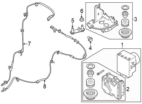 2021 Ford Explorer Platinum Hybrid Sport Utility Abs control module ...