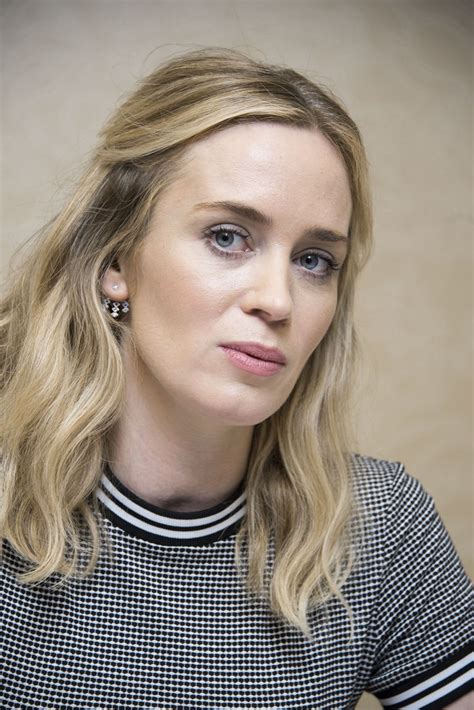 Emily Blunt - "A Quiet Place" Press Conference in Austin • CelebMafia