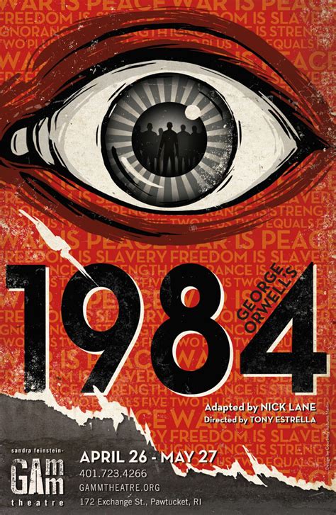 Affiches rétro, George orwell, Fond d'écran rétro