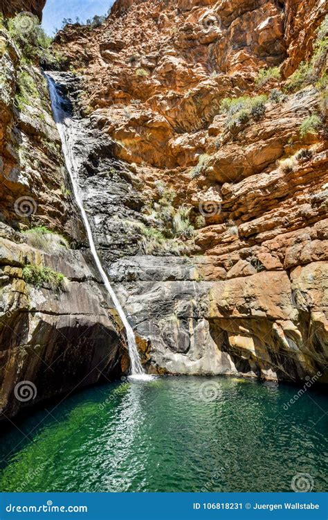 Stunning View of Meiringspoort Waterfall in the Swartberg Mountain ...