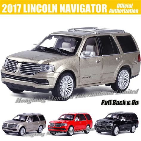 1:32 Scale Luxury Diecast Alloy Metal Car Model For 2017 LINCOLN NAVIGATOR Collection Off road ...