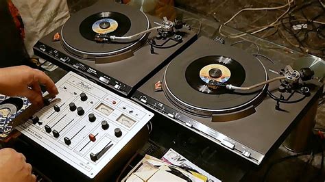 The best analog DJ in the world - 2x Technics SL-3310 - back to the 70's disco party - YouTube