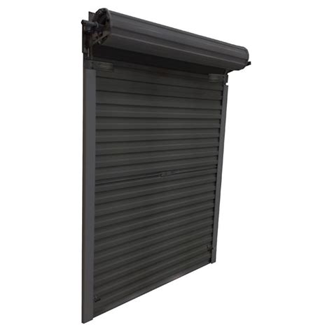 Leadvision | Roll Up Style Shed Door Black Finish Galvanized Steel Flexible | Rona in 2021 ...