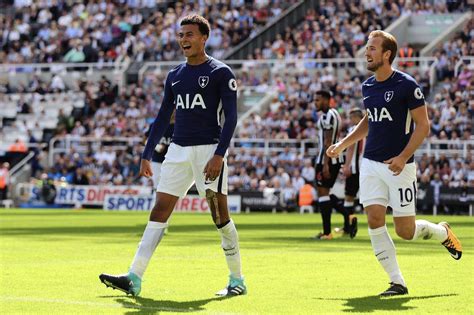 Dele Ali And Harry Kane Goal Celebration