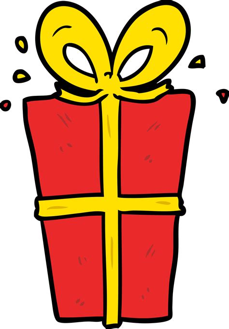 cartoon wrapped gift drawing 47183503 PNG