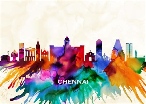 Premium Photo | Chennai Skyline