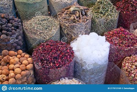 Spice souk in Dubai stock image. Image of cuisine, oriental - 217013169