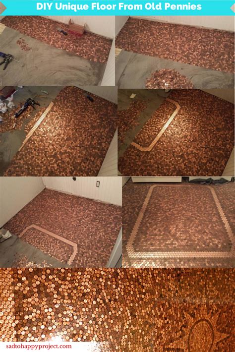 Try DIY Penny Floor Home Decoration Projects : Its Stunning - Sad To ...