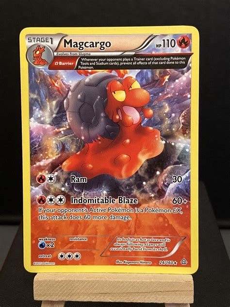 Magcargo 24/160 Primal Clash Rare Mint Pokemon Card Values - MAVIN