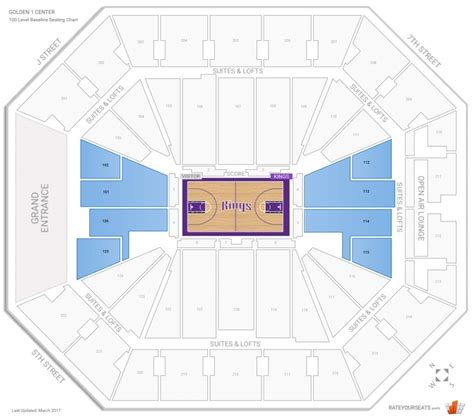 Golden One Seating Chart