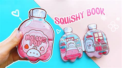 Molang Squishy Book | Quiet book | Ghes Handmade | Molang Pop Soda Squishy Book - YouTube