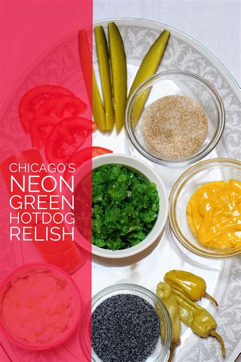 Chicago Souvenir Recipe: Neon Green Sweet Pickle Relish | Neon green relish recipe, Chicago ...