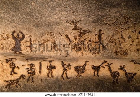 Beautiful Cave Paintings Dating Late Neolithic Stock Photo (Edit Now) 271147931