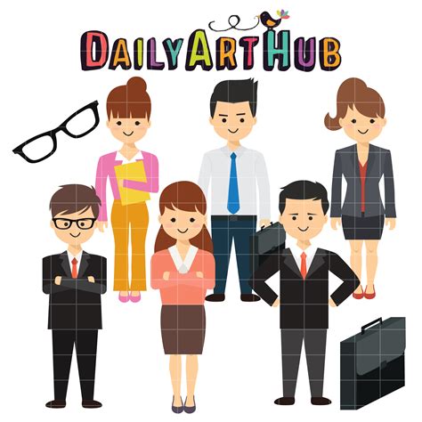 Business People Clip Art Set – Daily Art Hub – Free Clip Art Everyday