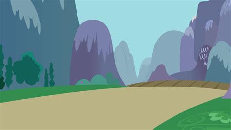 Road Outside of Ponyville | Forest backdrops, Night background, Mlp pony