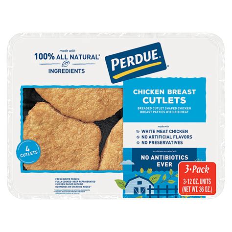 PERDUE® Refrigerated Breaded Chicken Breast Cutlets Club Pack | 82122 ...