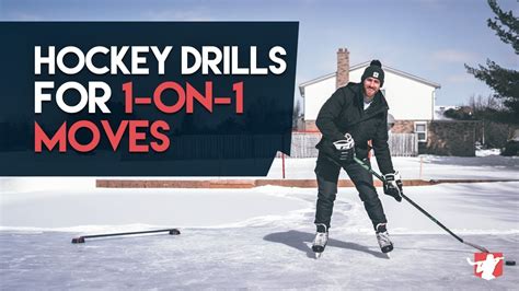 Hockey Drills For 1-on-1 Moves [Limited Space] 🏒 - YouTube