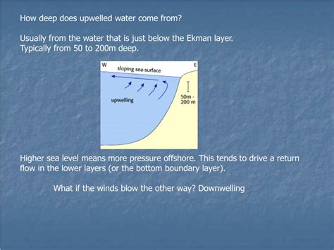 PPT - Upwelling/Downwelling and Related Processes PowerPoint ...