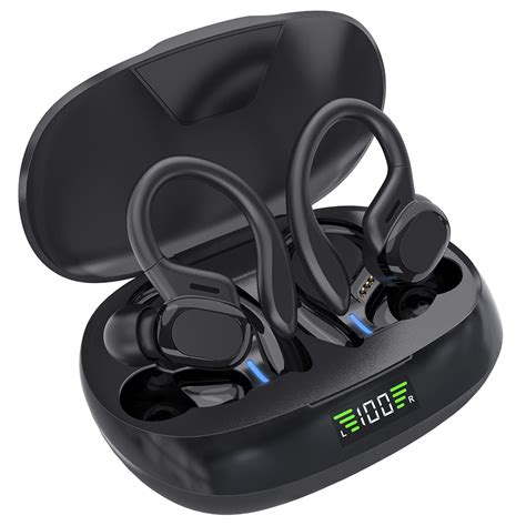 Headphones, True IPX5 Waterproof earbuds Built-in Mic in Ear Sports ...