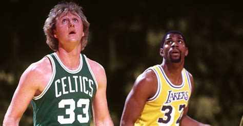 The first time Bird went up against Magic at Boston Garden - Basketball ...