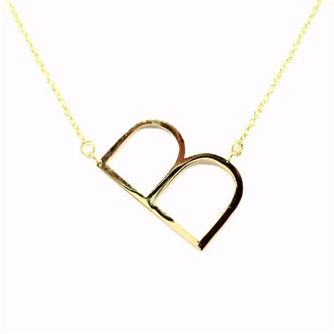 "B" Initial Necklace – ALiX FRAY