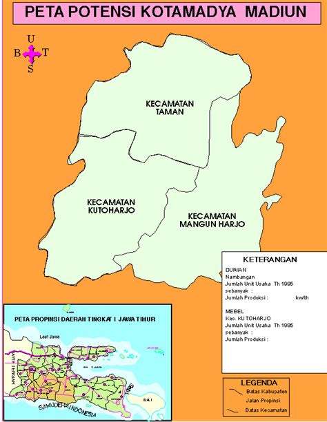 POTENTIAL MAP OF MADIUN : CITY TOUR