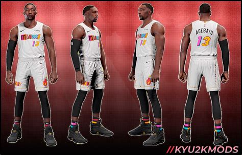 NBA 2K22 Miami Heat 2022-2023 City Jersey by Kyu2K