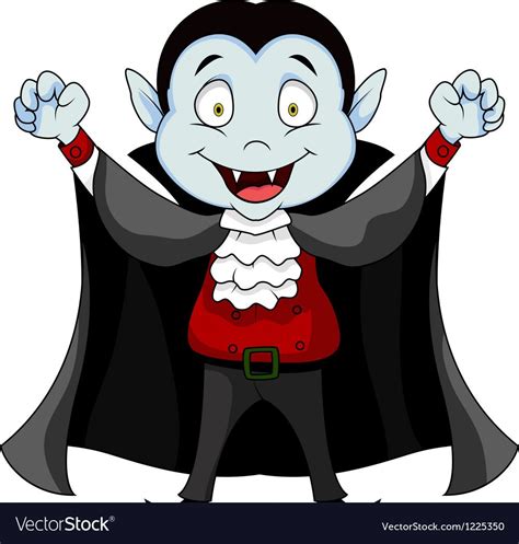 Funny Vampire cartoon Royalty Free Vector Image Dulceros Halloween, Halloween Painting ...