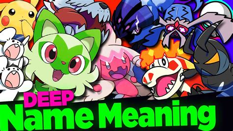 EVERY Gen 9 Pokemon Name EXPLAINED! 🌟 Pokémon Scarlet and Violet