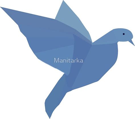 'Blue Dove' Sticker by Manitarka | Dove art, Doves, Colorful backgrounds