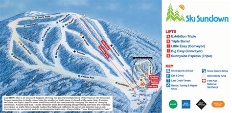 Ski Sundown Trail Map