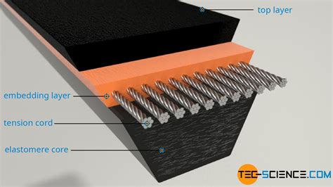 Types of belts for belt drives | tec-science