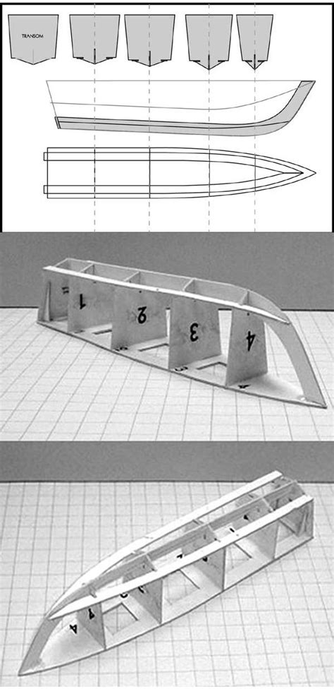 Boat building, Model boat plans, Power catamaran