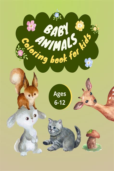 Baby Animals Coloring Book for Kids