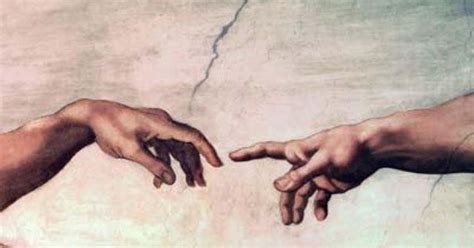 god touching man's finger painting - Large-Sized Weblogs Picture Gallery