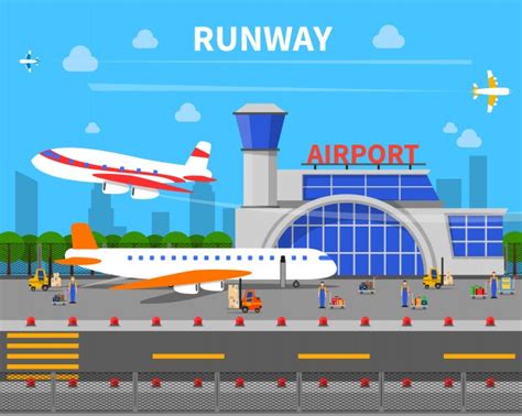 Airport Vector at Vectorified.com | Collection of Airport Vector free ...