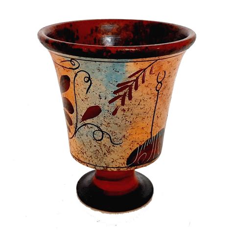 Pythagorean cup,Greedy cup 11cm,Multicolored,Showing God Zeus – ifigeneiaceramics