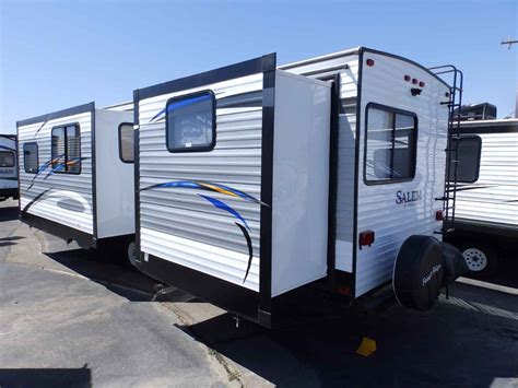 2018 New Forest River SALEM 32BHDS, 2 SLIDES, EXTERIOR KITCHEN,REAR BUNKHOUSE Travel Trailer in ...