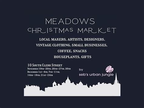 Meadows Christmas Market, Edinburgh South | What's On Edinburgh