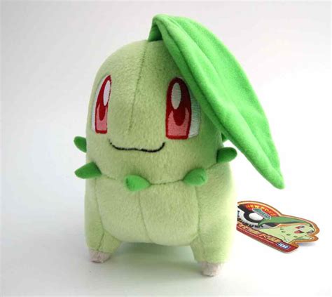 Pokemon 2009 Takara Tomy Chikorita Plush Toy