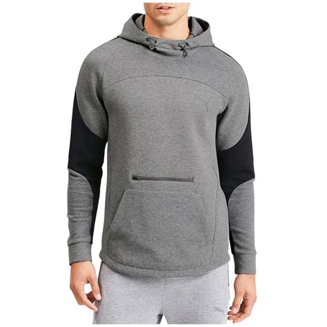 Puma Men's Evostripe Hoodie Heather Grey | Costco Australia