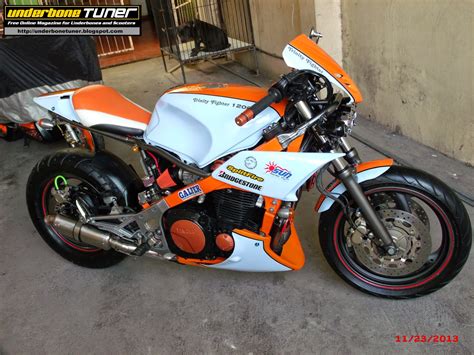 underbone tuner: The Yamaha FJ1200 Street fighter by Trinity Customs Werx