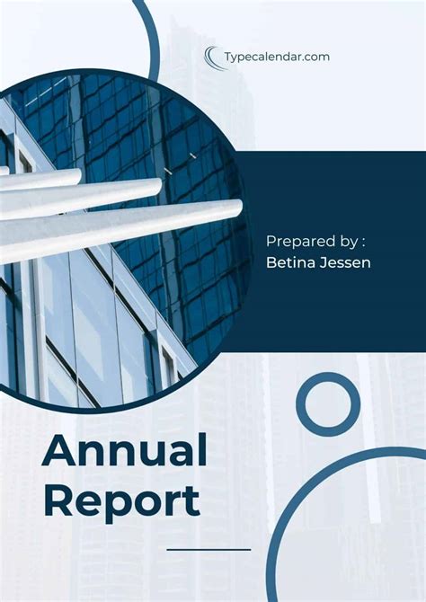 Free Printable Annual Report Design Templates [PDF, Excel]