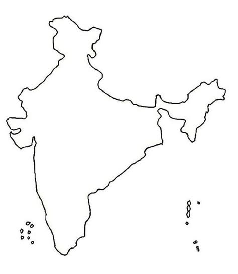 30 india map coloring page