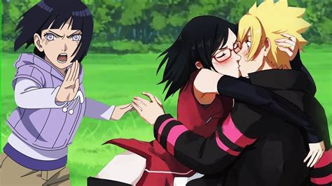 O PRIMEIRO BEIJO DE BORUTO E SARADA - Boruto: Naruto Next Generations ...