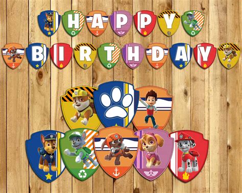 Paw Patrol Birthday Banner - INSTBIRTHDAY