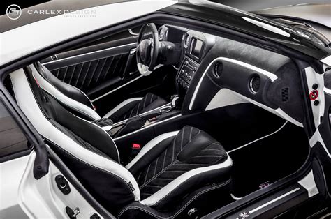 Nissan GT-R Interior Wrapped in Godzilla Leather - autoevolution