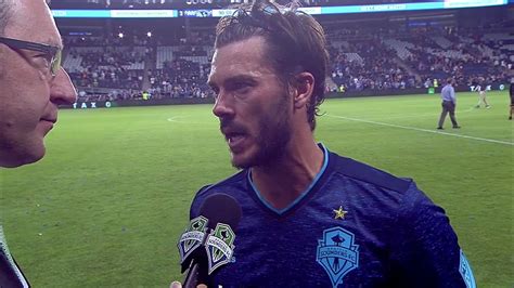 Interview: Brad Evans post-match at Sporting Kansas City - YouTube