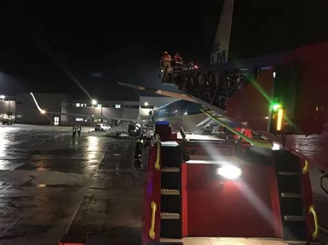 Passengers evacuated and firefighters called to incident on board plane at Bristol Airport ...