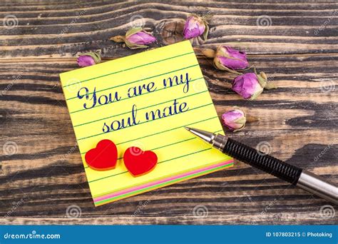 You are my soul mate stock image. Image of handcrafted - 107803215